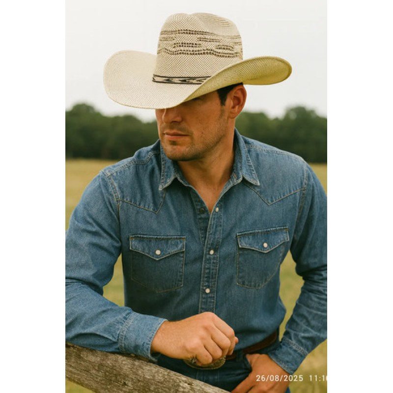 Sombrero Vaquero Wrangler Hats #mlpos_4 | Color: W1101 #color_w1101 | Talla: 54 (6 3/4) #sku_mlm3093248250-190166288763