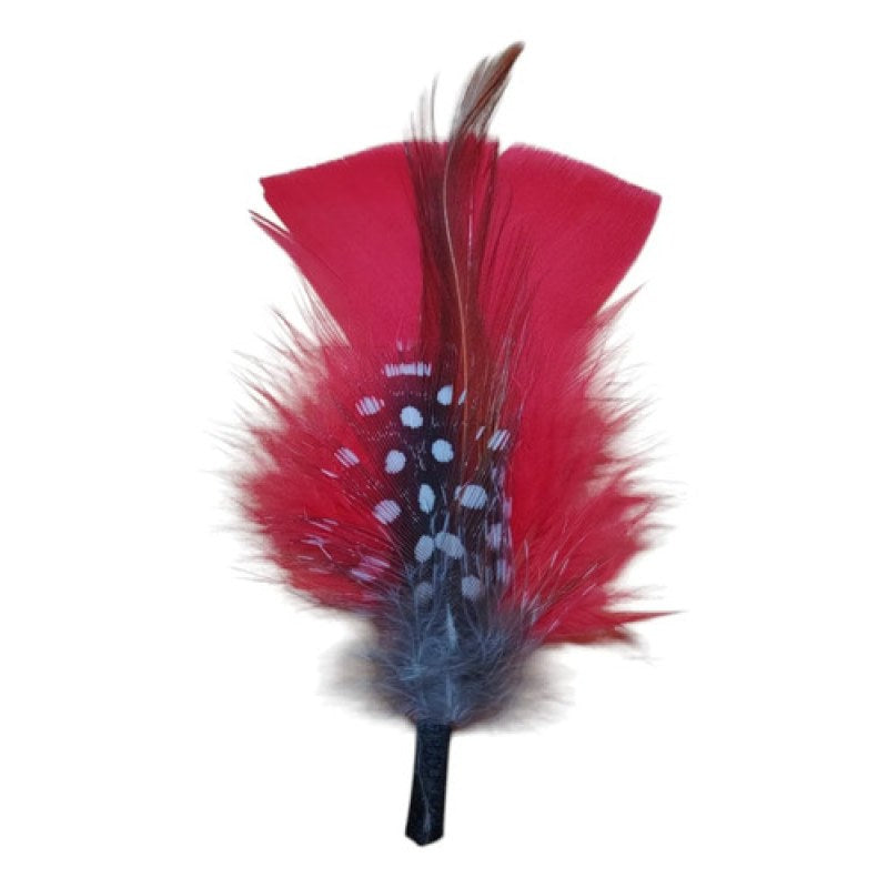 Accesorio Pluma Decorativa Para Sombrero Texana #mlpos_19 #mlitem_MLM5770001454 | Color: Rojo #color_rojo #sku_plumarj