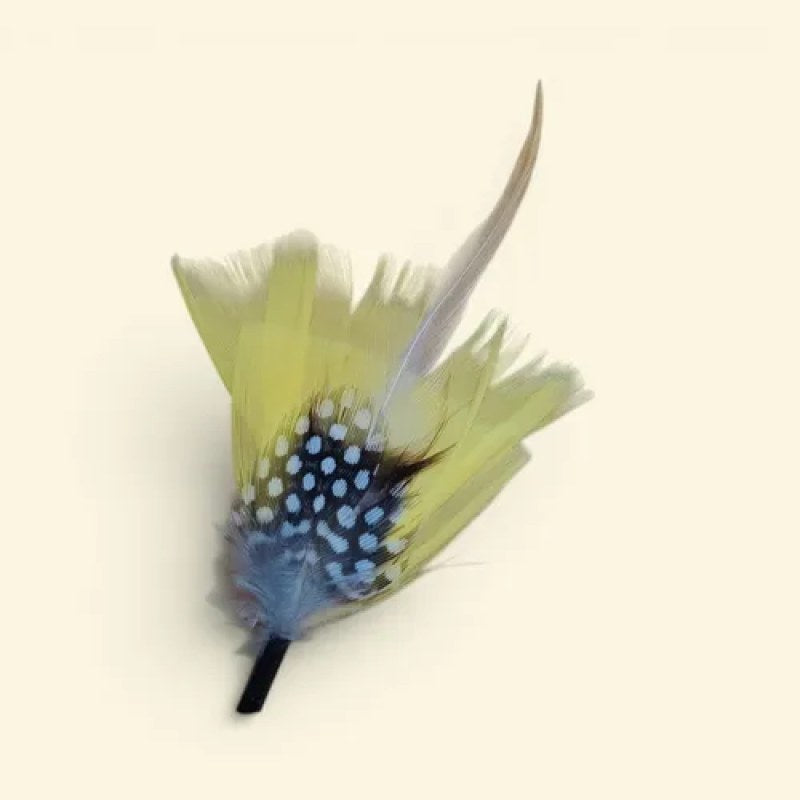 Accesorio Pluma Decorativa Para Sombrero Texana #mlpos_5 #mlitem_MLM3168644329 | Color: Amarillo #color_amarillo #sku_plumaamrll