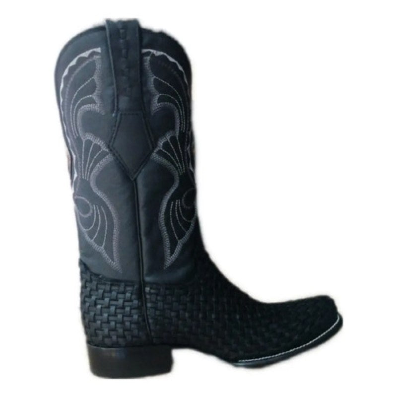 Bota Piel Tombstone Vaquero Petatillo #mlpos_4 | Color: Negro #color_negro | Talla: 26 MX #sku_tombstnngpt26
