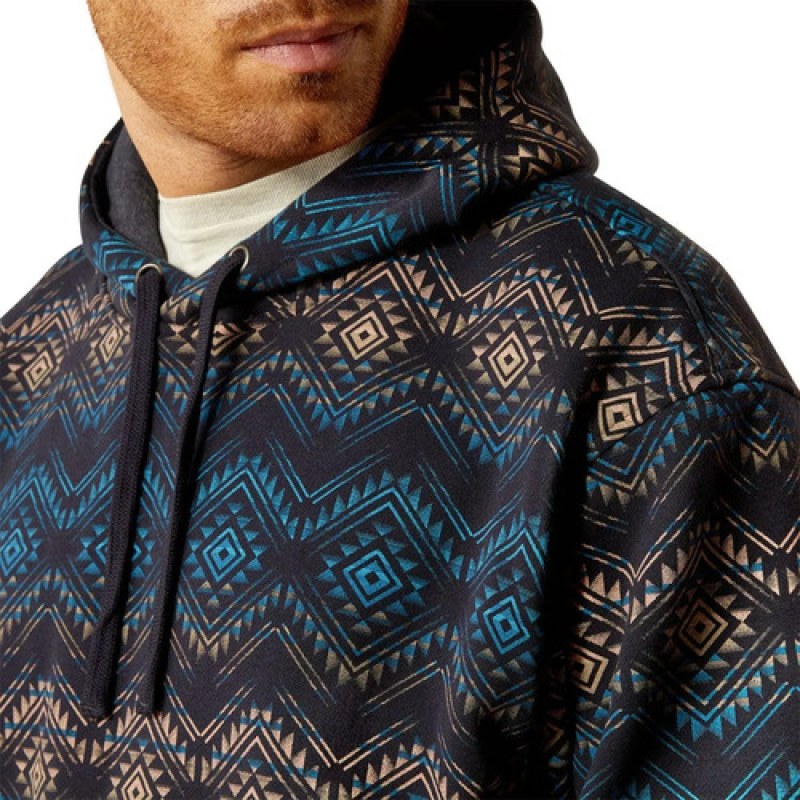 Sudadera Ariat  Hoodie Caballero #mlpos_5 | Color: Navy #color_navy #sku_mlm3243980880-188491889609 #sku_mlm3243980880-188491889611 #sku_mlm3243980880-192693540927