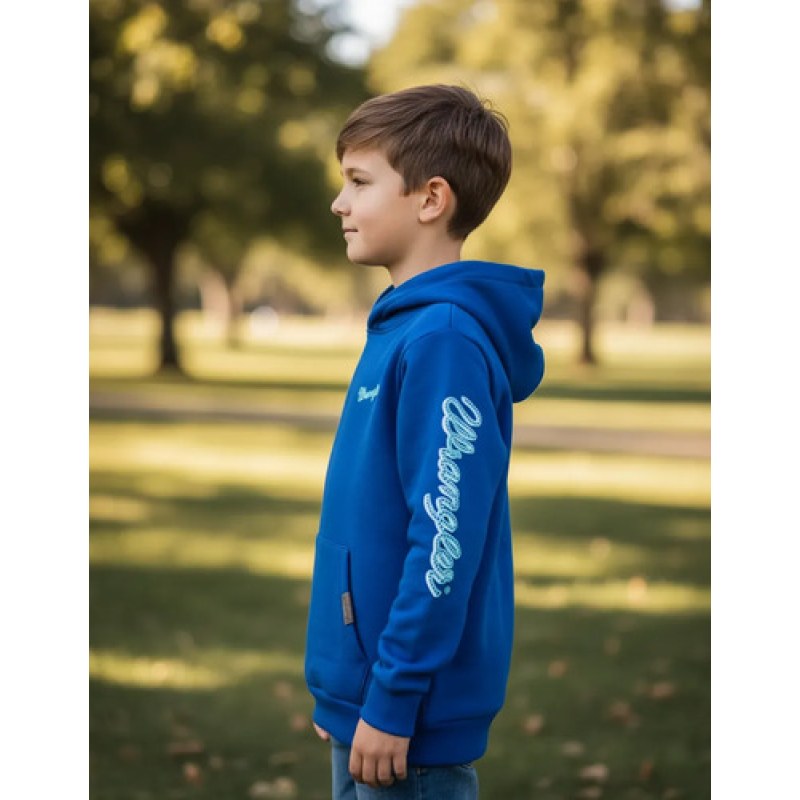 Sudadera Con Capucha Wrangler Para Niño #mlpos_6 | Color: Marino #color_marino #sku_112365318mneg #sku_112365318mnm
