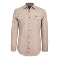 Camisa Lisa Basica Wrangler Vaquera #mlpos_4 | Color: Beige #color_beige #sku_mlm3390331478-185665793597 #sku_mlm3390331478-185665793599 #sku_mlm3390331478-185665793601 #sku_wrnbgxl #sku_wrnbgxxl