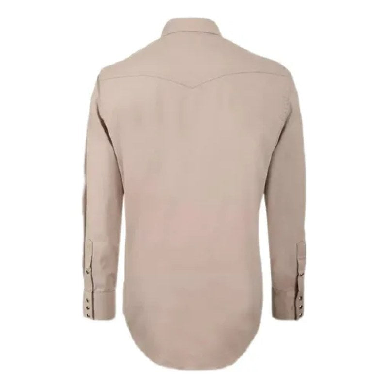 Camisa Lisa Basica Wrangler Vaquera #mlpos_6 | Color: Beige #color_beige #sku_mlm3390331478-185665793597 #sku_mlm3390331478-185665793599 #sku_mlm3390331478-185665793601 #sku_wrnbgxl #sku_wrnbgxxl