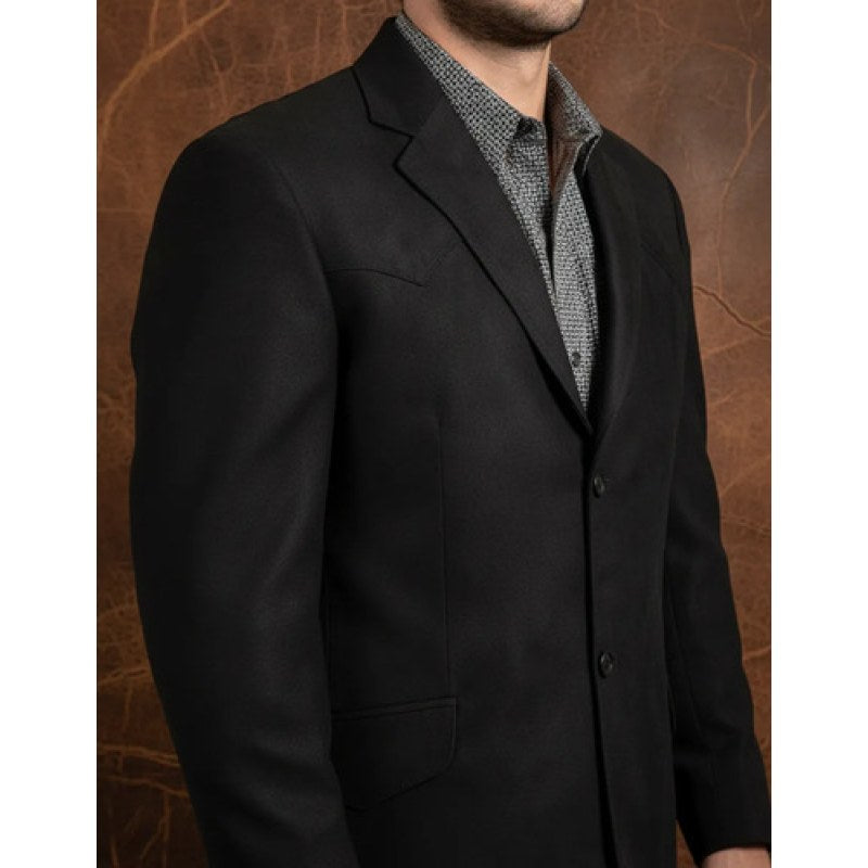 Saco Vaquero Western Old West Tipo Gamuza #mlpos_11 | Color: Negro #color_negro #sku_gng101l #sku_gng101m #sku_gng101s #sku_gng101xl #sku_gng1012xl
