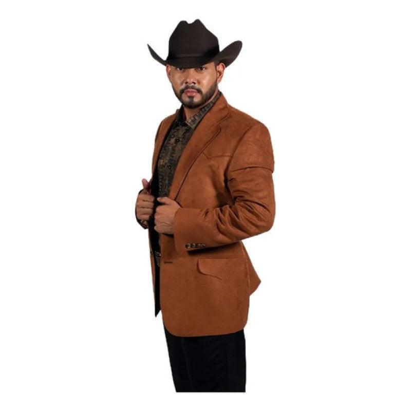 Saco Vaquero Western Old West Tipo Gamuza #mlpos_2 | Color: Camel #color_camel #sku_oldwtsccm2xl #sku_oldwtsccml #sku_oldwtsccmm #sku_oldwtsccmxl