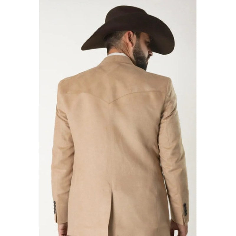Saco Vaquero Western Old West Tipo Gamuza #mlpos_20 | Color: Tabaco #color_tabaco #sku_oldwtsctbc2xl #sku_oldwtsctbcl #sku_oldwtsctbcm #sku_oldwtsctbcs #sku_oldwtsctbcxl