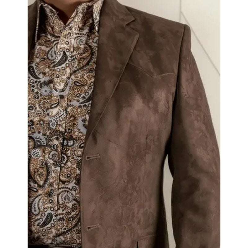 Saco Vaquero Western Old West Tipo Gamuza #mlpos_7 | Color: Cafe #color_cafe | Talla: M #sku_gco101m #sku_gco101s #sku_gco101xl #sku_gco1012xl #sku_oldwtscacfl