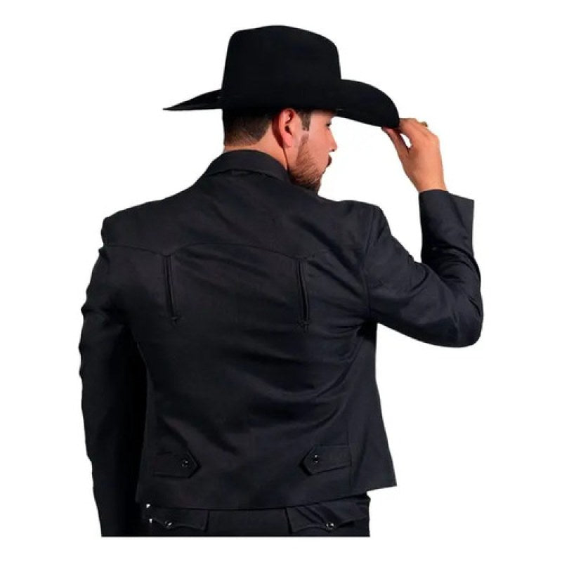 Traje Caporal Toledo Old West #mlpos_3 | Color: Negro 201 #color_negro_201 #sku_mlm3404536280-190649110323 #sku_mlm3404536280-190649110325 #sku_mlm3404536280-190649110329 #sku_mlm3404536280-190649110331 #sku_mlm3404536280-201913480135