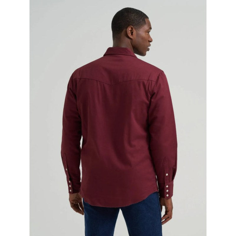 Camisola Vaquera Wrangler Para Caballero #mlpos_5 #mlitem_MLM3438304647 | Color: Vino 9246 | Talla: CH #color_vino_9246 #sku_112389246ch #sku_112389246eeg #sku_112389246eg #sku_112389246g #sku_112389246m