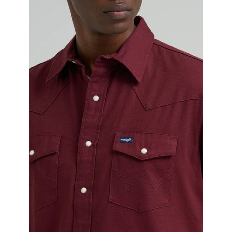 Camisola Vaquera Wrangler Para Caballero #mlpos_6 #mlitem_MLM3438304647 | Color: Vino 9246 | Talla: CH #color_vino_9246 #sku_112389246ch #sku_112389246eeg #sku_112389246eg #sku_112389246g #sku_112389246m