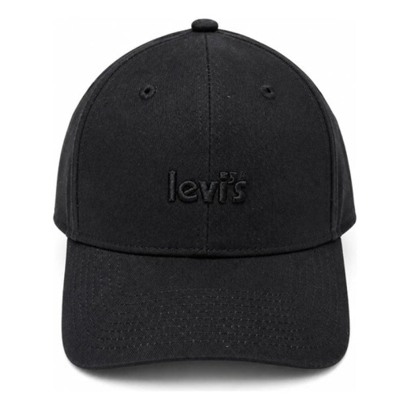 Gorra Levis Negra Logo Bordado Visera Curva Unisex #mlpos_1 #mlitem_MLM3451388173 | Color: 0337 | Talla: UN #color_0337 #sku_875160337uni