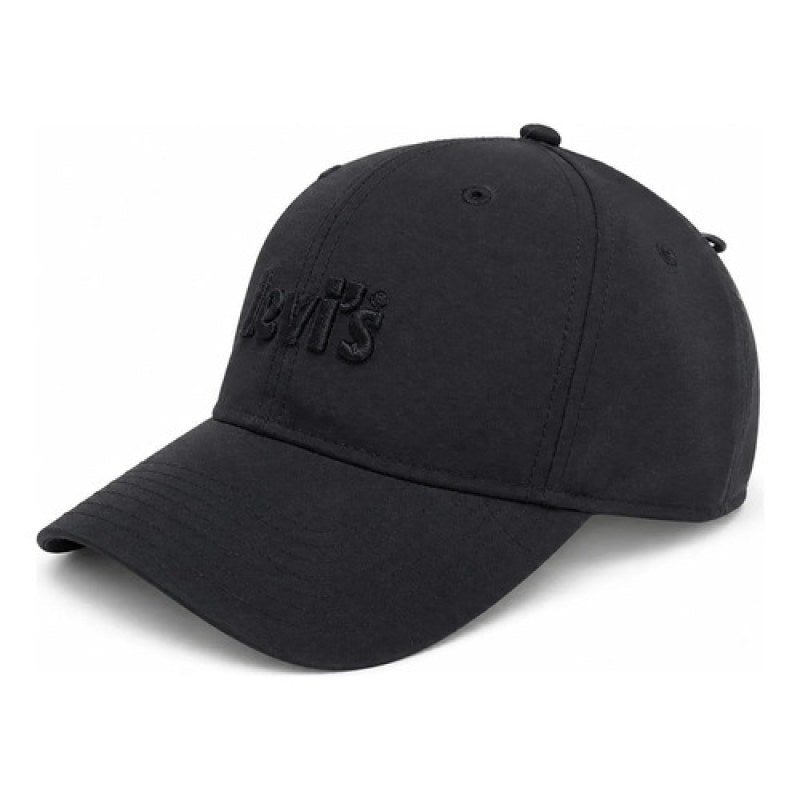 Gorra Levis Negra Logo Bordado Visera Curva Unisex #mlpos_2 #mlitem_MLM3451388173 | Color: 0337 | Talla: UN #color_0337 #sku_875160337uni