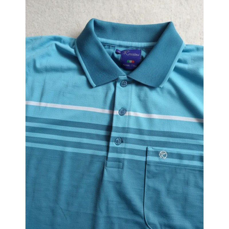 Playera Polo Rossini By Manchester Caballero #mlpos_5 | Color: Azul #color_azul | Talla: G #sku_ro028152azulg