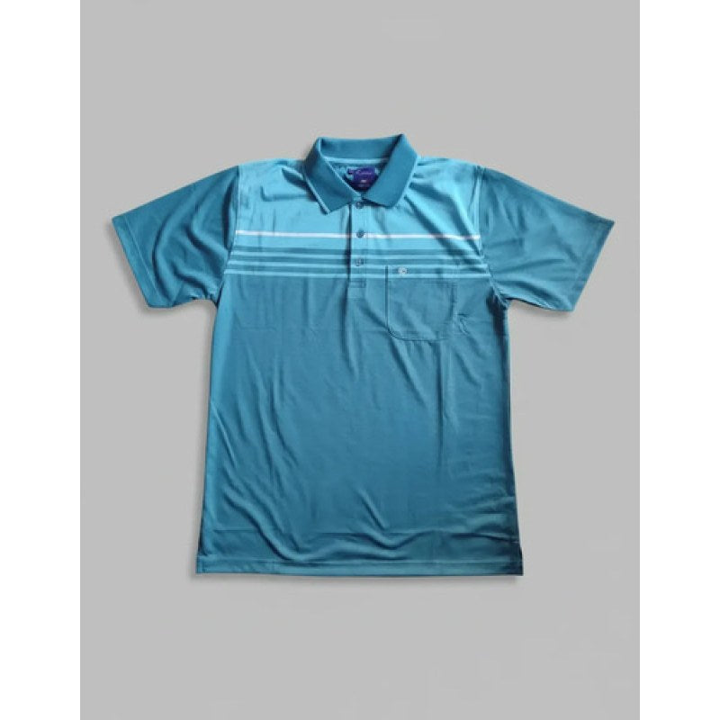 Playera Polo Rossini By Manchester Caballero #mlpos_7 | Color: Azul #color_azul | Talla: G #sku_ro028152azulg