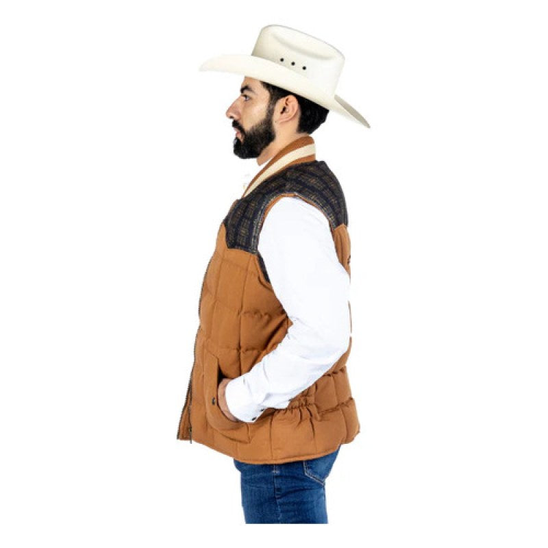Chaleco Icy Denver Pluma De Ganso Caballero Camel Ve912tb9 2xg #mlpos_4 #sku_ve912tb92xl