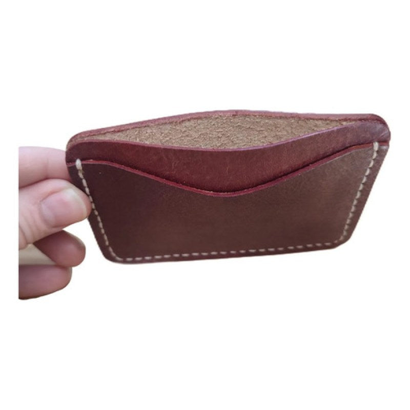 Tarjetero Cuero Vacuno De Curtido Vegetal #mlpos_6 | Color: Vino #color_vino #sku_mlm3540794970-186793684659