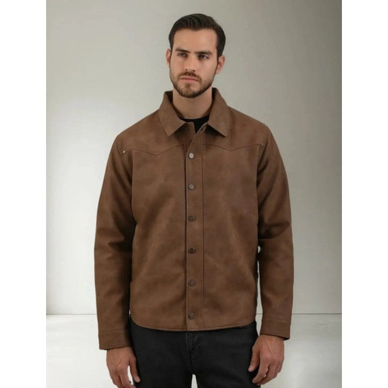 Chamarra Chaqueta Wrangler Vinipiel Vaquera Western #mlpos_1 | Color: Cafe #color_cafe #sku_mlm3564325344-190871254981 #sku_mlm3564325344-190871254983 #sku_mlm3564325344-190871254985 #sku_mlm3564325344-190871254987