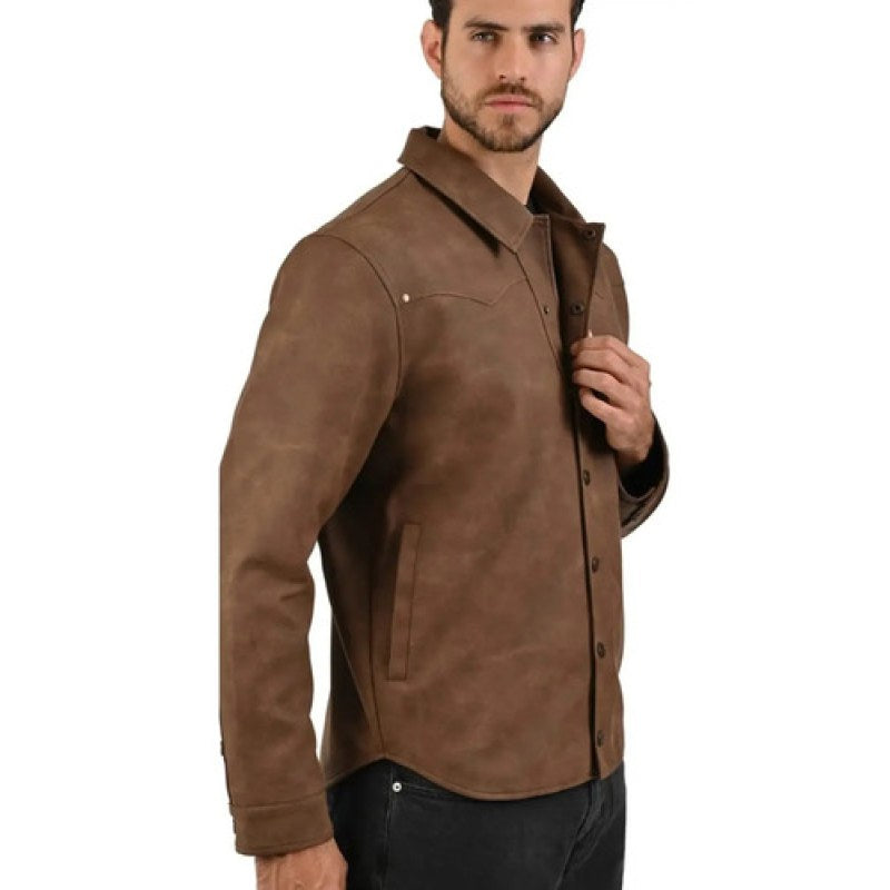Chamarra Chaqueta Wrangler Vinipiel Vaquera Western #mlpos_3 | Color: Cafe #color_cafe #sku_mlm3564325344-190871254981 #sku_mlm3564325344-190871254983 #sku_mlm3564325344-190871254985 #sku_mlm3564325344-190871254987