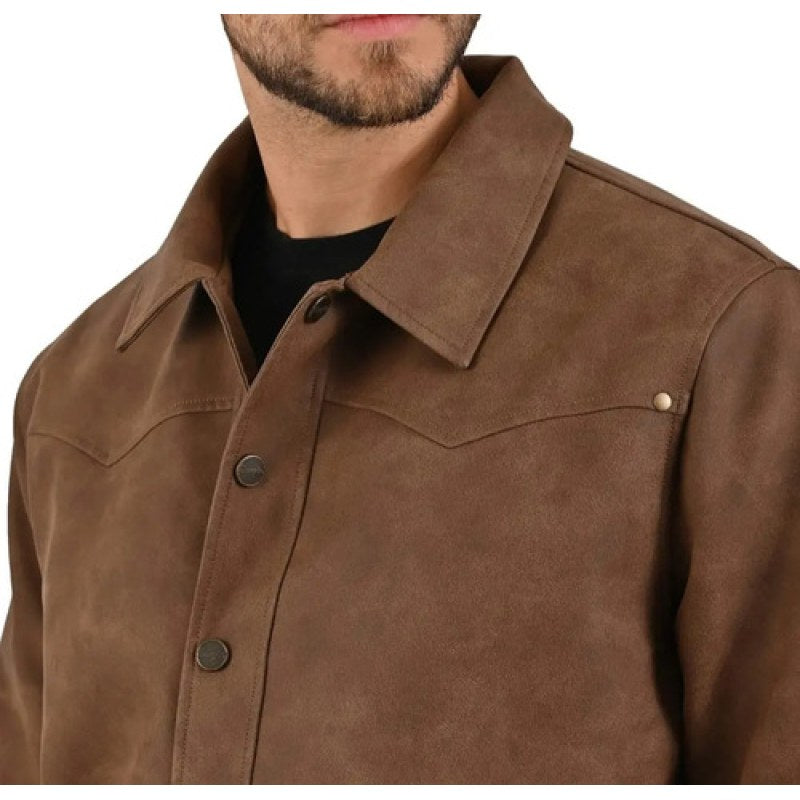 Chamarra Chaqueta Wrangler Vinipiel Vaquera Western #mlpos_5 | Color: Cafe #color_cafe #sku_mlm3564325344-190871254981 #sku_mlm3564325344-190871254983 #sku_mlm3564325344-190871254985 #sku_mlm3564325344-190871254987