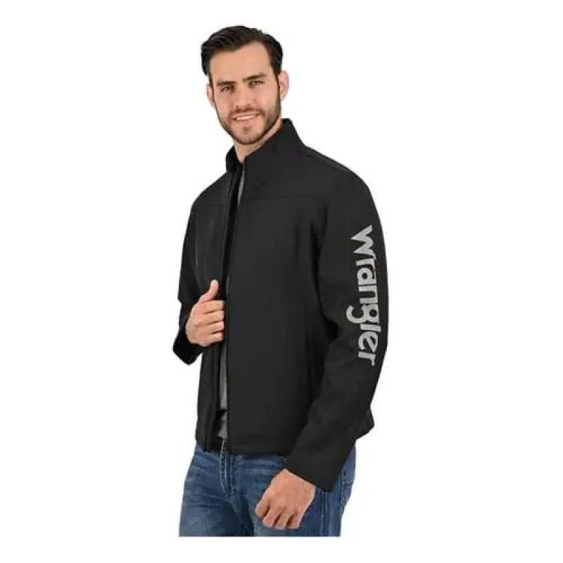 Chamarra Chaqueta Wrangler Neopreno Repelente Al Agua Negro 2542 Ch #mlpos_3 #sku_wr2542ch