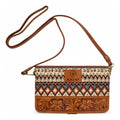 Bolsa Billetera Cruzada Ariat Dama Piel  Estilo Vaquero A770016397 #mlpos_1 #sku_a770016397bg