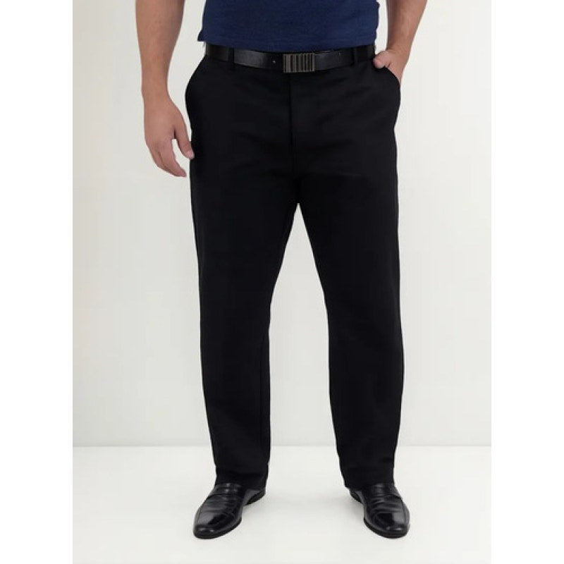 Pantalon Yale 100% Gabardina Talla Extra #mlpos_1 | Color: Negro #color_negro #sku_05520942 #sku_05520944 #sku_05520946 #sku_05520948 #sku_05520950
