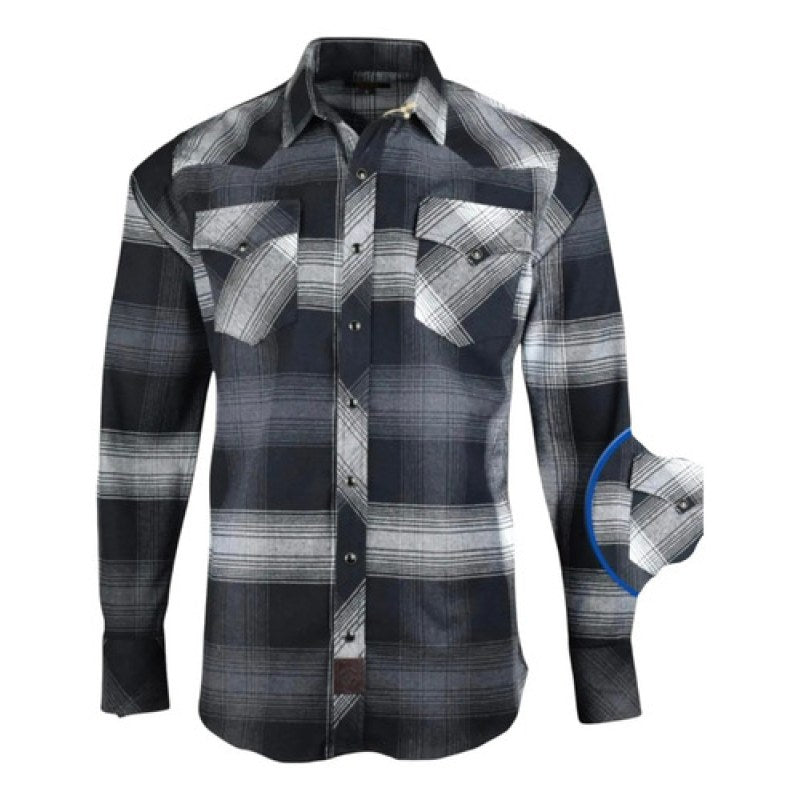 Camisa Vaquera Franela Winster Classic #mlpos_6 #mlitem_MLM3652327671 | Color: Negro | Talla: L #color_negro #sku_winsfrnlngl #sku_winsfrnlngm #sku_winsfrnlngs #sku_winsfrnlngxl #sku_winsfrnlngxxl