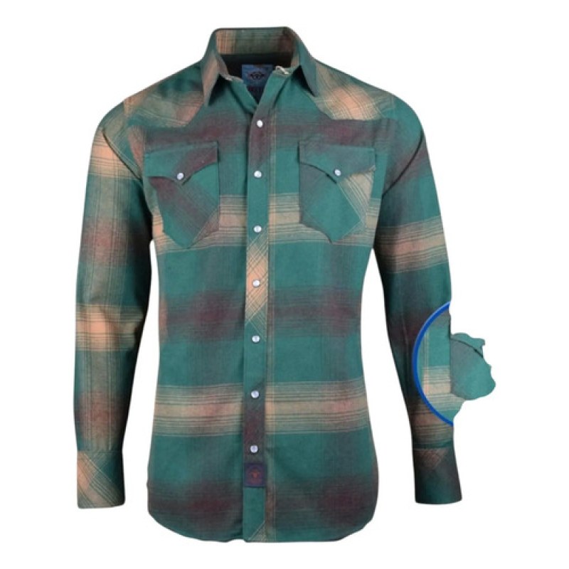 Camisa Vaquera Franela Winster Classic #mlpos_9 #mlitem_MLM3652342777 | Color: Verde | Talla: XXL #color_verde #sku_winsfrnlvrdl #sku_winsfrnlvrdm #sku_winsfrnlvrds #sku_winsfrnlvrdxl #sku_winsfrnlvrdxxl
