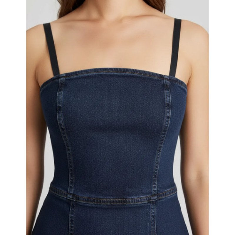 Vestido Stetson Demin Cowgirl Vaquero #mlpos_4 | Color: Azul 0202 #color_azul_0202 | Talla: M #sku_mlm3681021350-183560086690 #sku_mlm3681021350-183560086692
