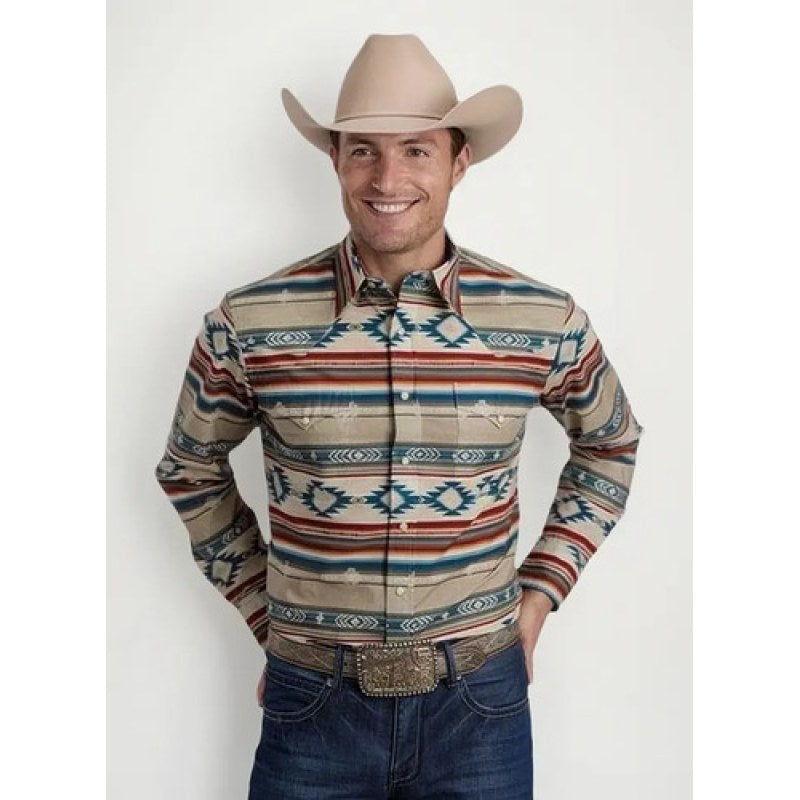 Camisa Roper Wear West Vaquero Cowboy #mlpos_9 | Color: Gris 0252 #color_gris_0252 | Talla: CH #sku_mlm3681033742-183560036240