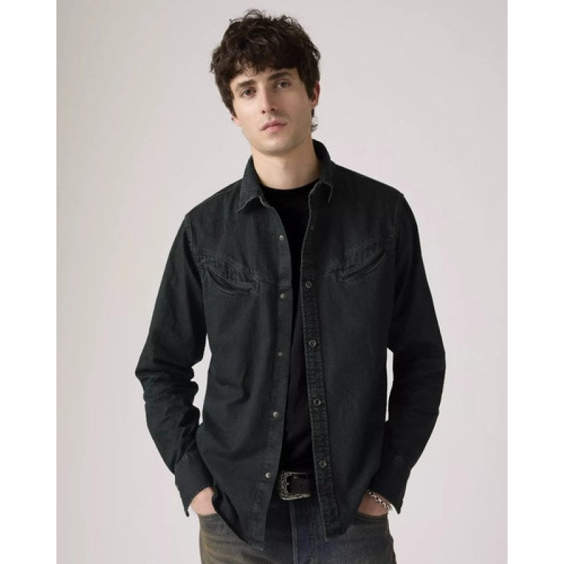 Camisa Mezclilla Levis Clasica Vaquera Para Caballero #mlpos_1 | Color: 03NS0001 #color_03ns0001 #sku_03ns0001eg #sku_03ns0001g #sku_03ns0001m