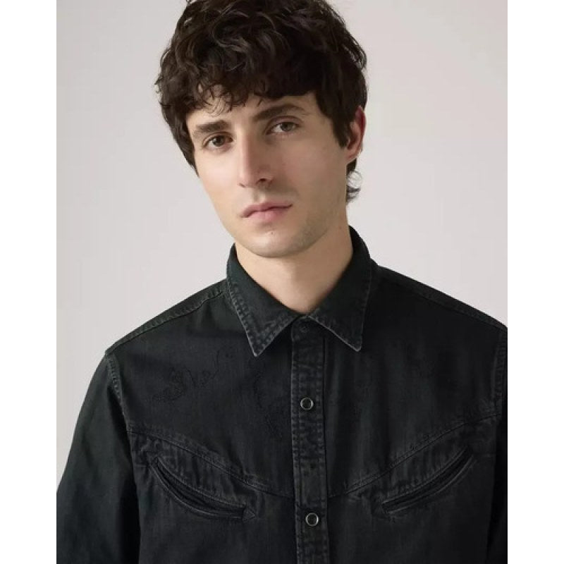 Camisa Mezclilla Levis Clasica Vaquera Para Caballero #mlpos_2 | Color: 03NS0001 #color_03ns0001 #sku_03ns0001eg #sku_03ns0001g #sku_03ns0001m