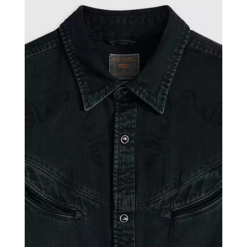 Camisa Mezclilla Levis Clasica Vaquera Para Caballero #mlpos_6 | Color: 03NS0001 #color_03ns0001 #sku_03ns0001eg #sku_03ns0001g #sku_03ns0001m