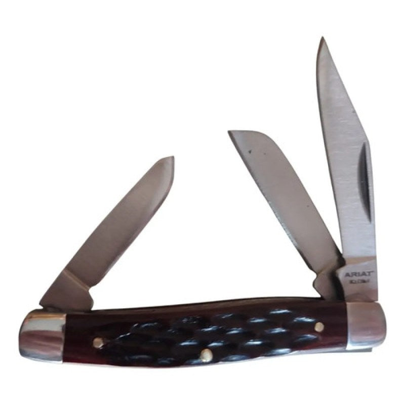 Cuchillo Navaja Ariat Marrón Oscuro #mlpos_3 #sku_a710010802