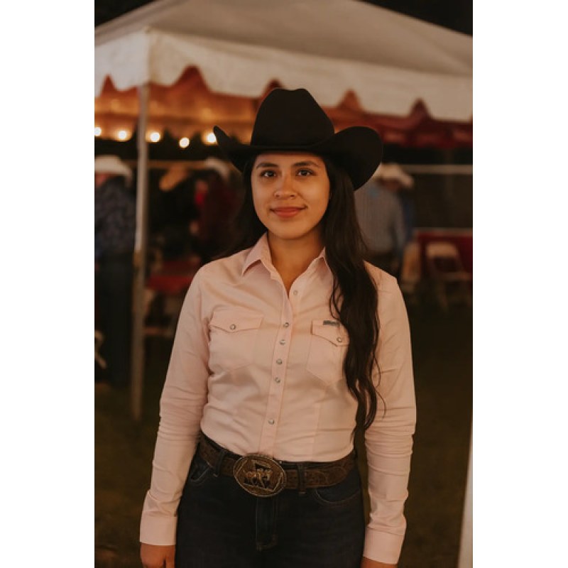 Blusa Vaquera Wrangler Lisa Dama Original #mlpos_6 | Color: Rosa #color_rosa #sku_112369463ch #sku_112369463g #sku_112369463m #sku_112369463xl #sku_112369463xxl