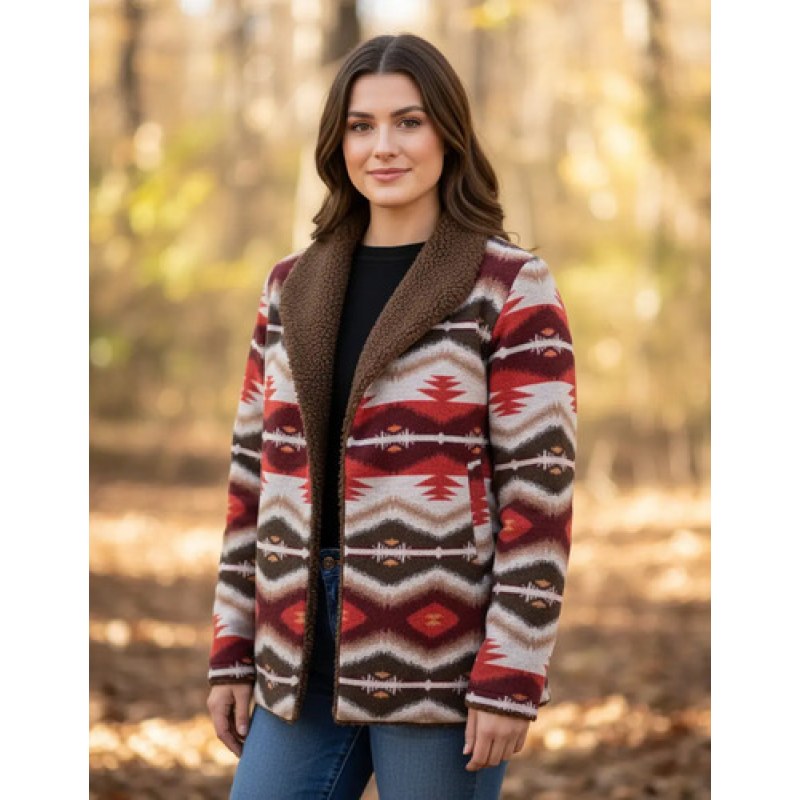Chamarra Chaqueta Wrangler Dama #mlpos_1 | Color: Rojo 2519 #color_rojo_2519 #sku_mlm3835171250-192828298347 #sku_mlm3835171250-192828298351 #sku_mlm3835171250-192828298353