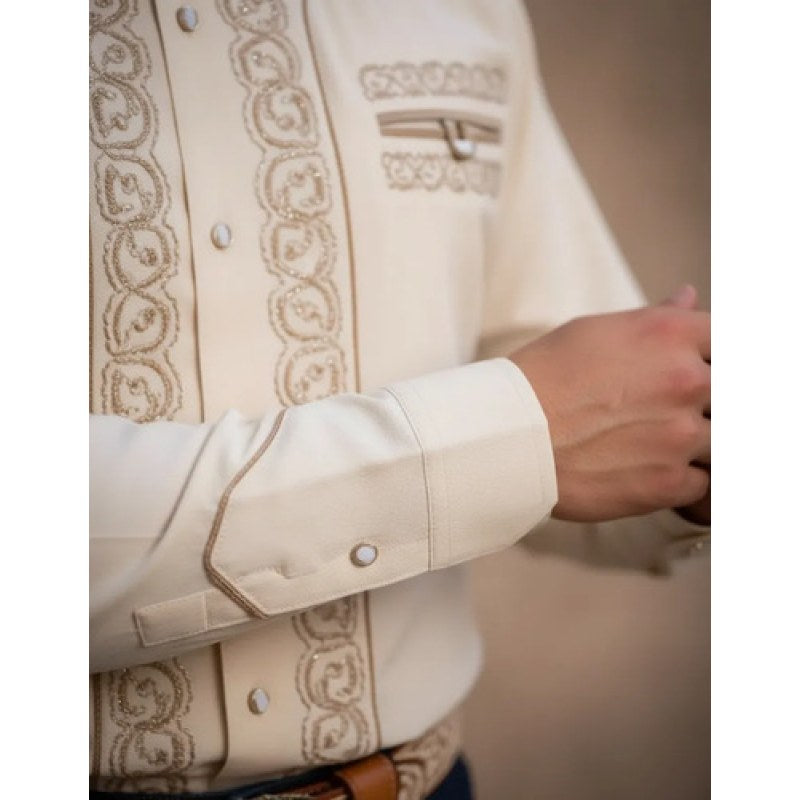 Camisa Old West Vaquero Para Caballero Charra #mlpos_22 | Color: Beige #color_beige | Talla: EG #sku_mlm3841893714-189644421312 #sku_mlm3841893714-189644421314 #sku_mlm3841893714-194078426153