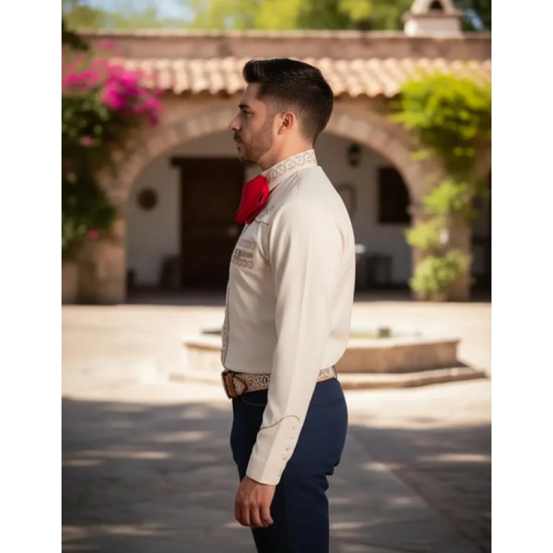 Camisa Old West Vaquero Para Caballero Charra #mlpos_23 | Color: Beige #color_beige | Talla: EG #sku_mlm3841893714-189644421312 #sku_mlm3841893714-189644421314 #sku_mlm3841893714-194078426153