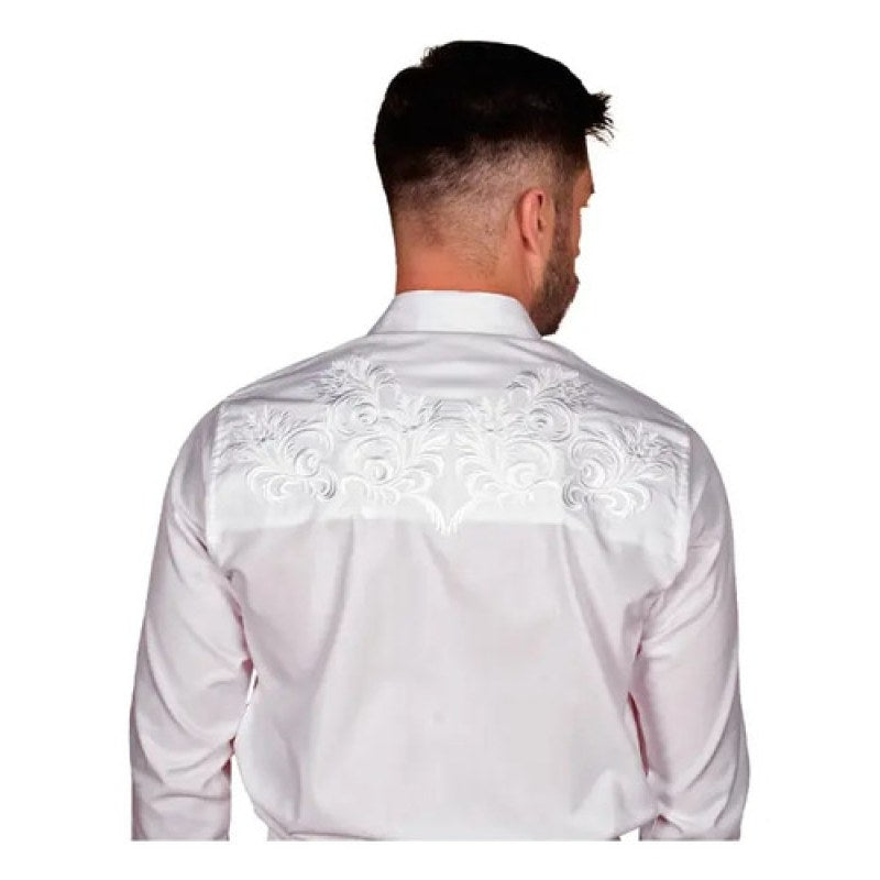Camisa Old West Vaquero Para Caballero Charra #mlpos_27 | Color: blanco 3000 #color_blanco_3000 #sku_oldborbeg #sku_oldborbg
