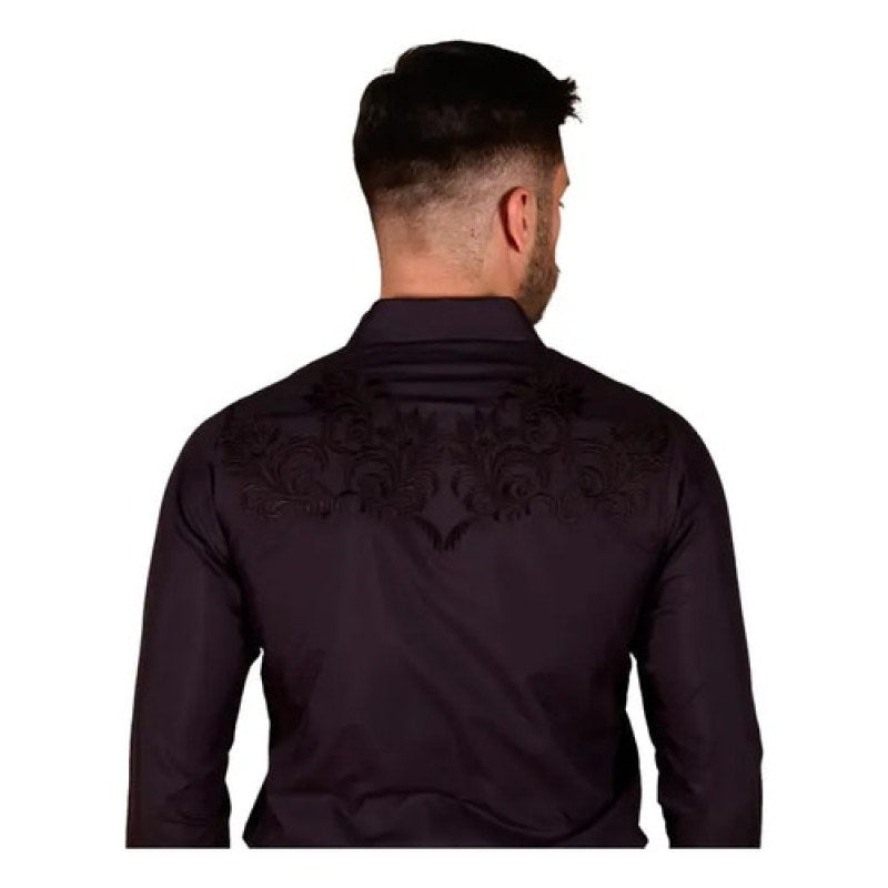 Camisa Old West Vaquero Para Caballero Charra #mlpos_30 | Color: negro 3001 #color_negro_3001 #sku_oldborng #sku_oldborng2xl