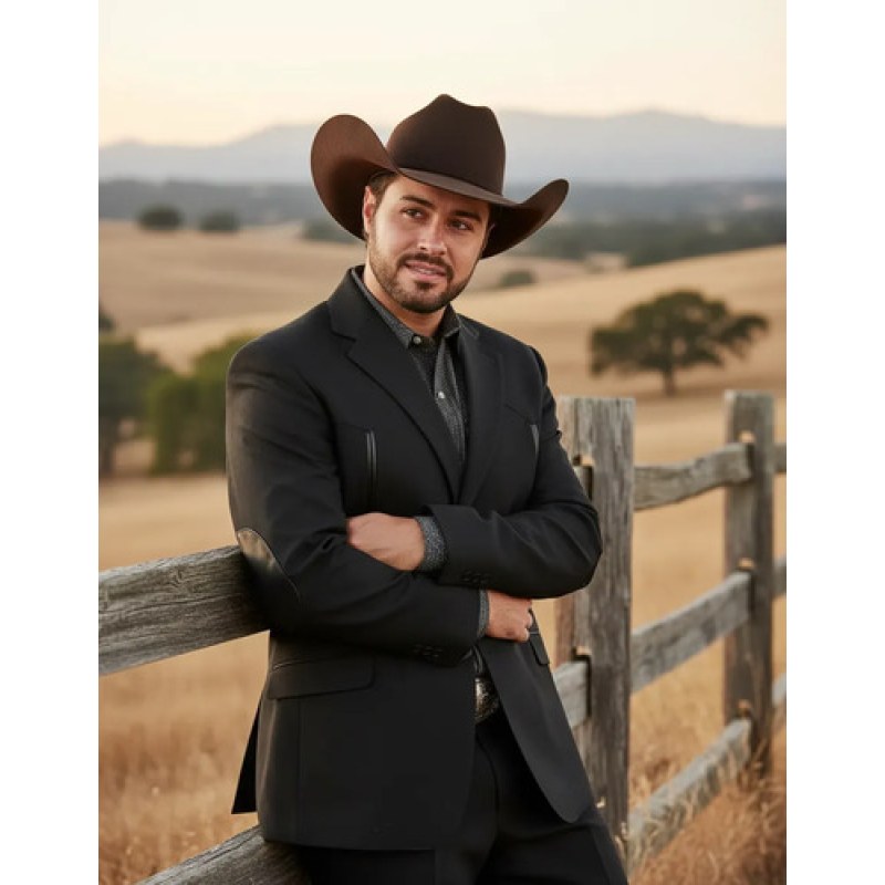 Saco Vaquero Toledo Old West Con Codera #mlpos_1 | Color: Negro TNG501 #color_negro_tng501 #sku_owsacctng501ngch #sku_owsacctng501ngl #sku_owsacctng501ngm #sku_owsacctng501ngxl #sku_owsacctng501ngxxl