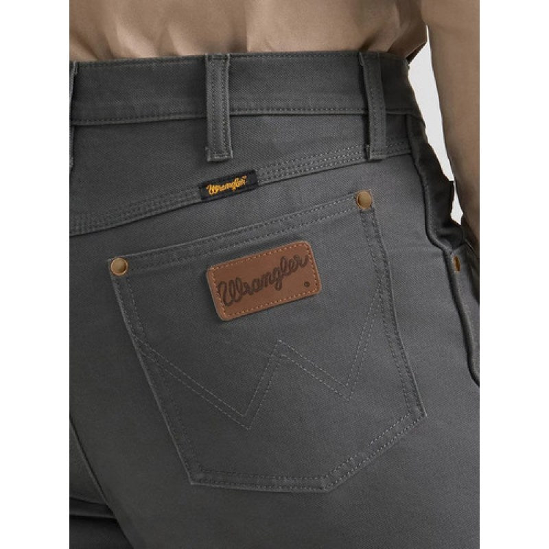 Wrangler West Mens Tough Pantalon Comfort Canvas Cowboy Cut #mlpos_16 | Color: Oxford #color_oxford #sku_1123614743032 #sku_1123614743132 #sku_1123614743232 #sku_1123614743332 #sku_1123614743432 #sku_1123614743632 #sku_1123614743832