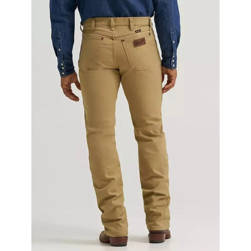 Wrangler West Mens Tough Pantalon Comfort Canvas Cowboy Cut #mlpos_19 | Color: Khaki #color_khaki #sku_112361473332 #sku_1123614733032 #sku_1123614733132 #sku_1123614733232 #sku_1123614733432 #sku_1123614733632