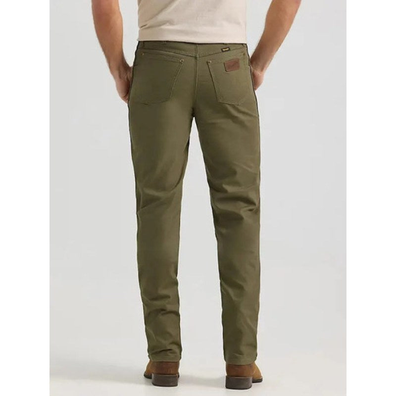 Wrangler West Mens Tough Pantalon Comfort Canvas Cowboy Cut #mlpos_8 | Color: Olivo #color_olivo #sku_1123615523032 #sku_1123615523132 #sku_1123615523232 #sku_1123615523332 #sku_1123615523432 #sku_1123615523632 #sku_1123615523832