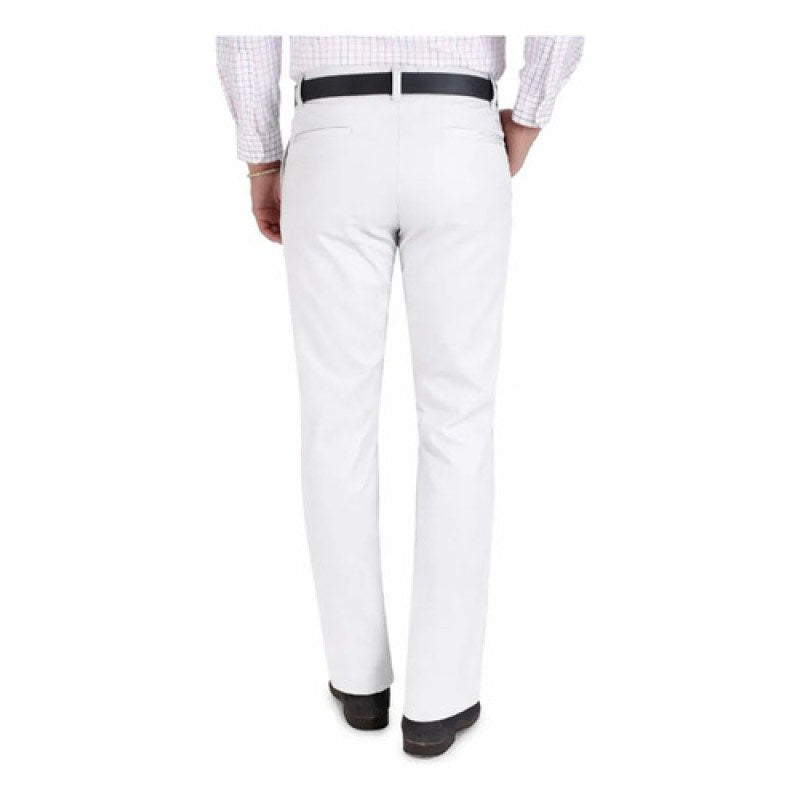 Pantalon Casual Gabardina Yale Slim Fit 4189 #mlpos_10 | Color: Blanco #color_blanco #sku_092041890230 #sku_092041890232 #sku_092041890234 #sku_092041890236