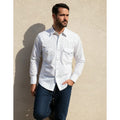 Camisa Vaquera Yale Western Cowboy #mlpos_1 | Color: Blanco #color_blanco #sku_458602m #sku_458602xl #sku_4586021xl #sku_4586022xl