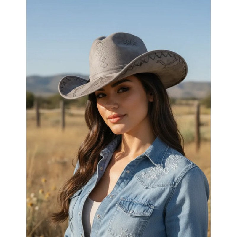 Sombrero Pirograbados J&a Para Dama #mlpos_1 | Color: Oxford S #color_oxford_s | Talla: S #sku_mlm4185520526-186087226262