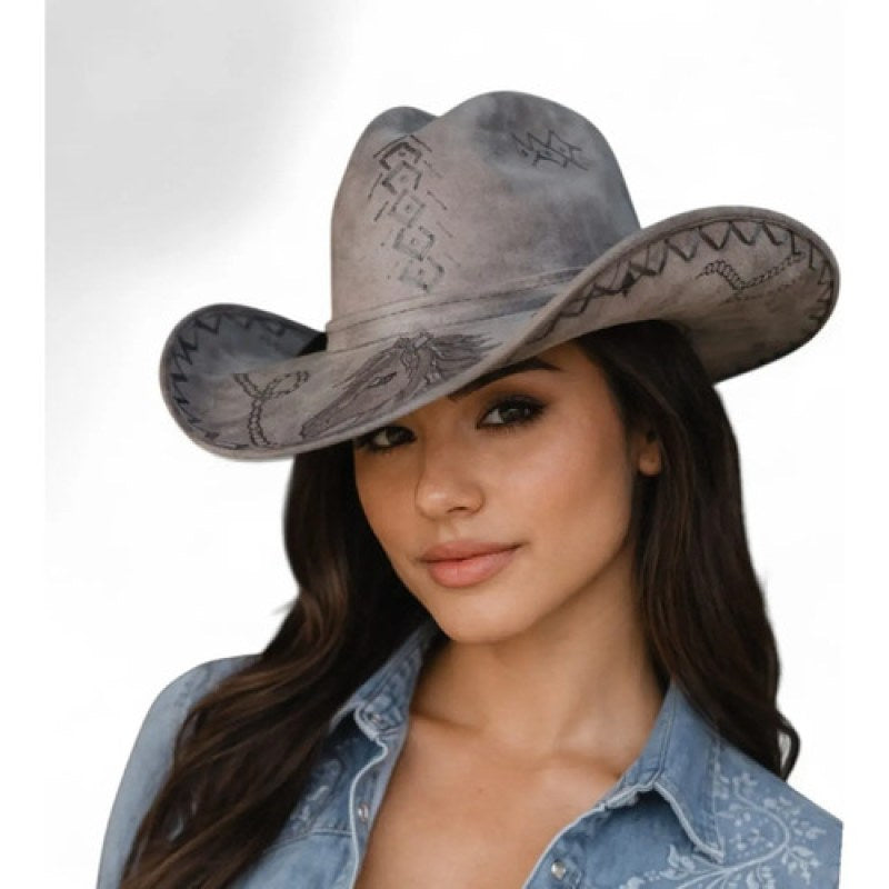 Sombrero Pirograbados J&a Para Dama #mlpos_2 | Color: Oxford S #color_oxford_s | Talla: S #sku_mlm4185520526-186087226262