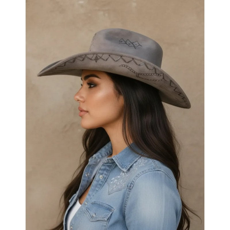 Sombrero Pirograbados J&a Para Dama #mlpos_4 | Color: Oxford S #color_oxford_s | Talla: S #sku_mlm4185520526-186087226262